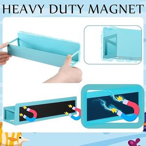 Set di 2 Portaspezie Magnetici per Arredamento Casa e Spiaggia, Cestello Magnetico in Metallo, Organizzatore per Frigorifero per Conservazione Spezie - Product Image 6