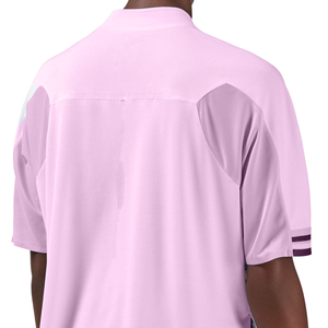 Camiseta Deportiva de Fútbol para Hombre, Cuello Alto, Manga Corta, Malla Transpirable, Corte Regular, Color Sólido, para Adultos, Todas las Temporadas - Product Image 4