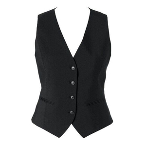 Mens Formal Vneck Waistcoat Single Breasted Solid Color Polyester <b>Vest</b> with Anti-Wrinkle Button Detail for Suits Autumn Wear - Product Image 4