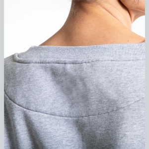 New Design Autumn Winter Plain Women Sweatshirts Loose Fashion Pullover <b>Plush</b> Embroidered Crewneck Hoodie Front High Quality - Product Image 6