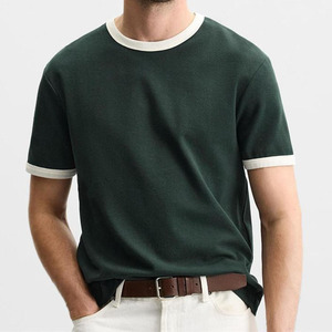 T-shirt en coton pour homme avec impression graphique personnalisée, doux, respirant, style streetwear, fournisseur OEM ODM, t-shirt en coton tendance pour homme sur mesure - Product Image 4