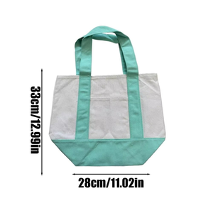 <b>Medium</b> Canvas Tote <b>Bag</b> Minimalist Commuter Shoulder <b>Bag</b> Reusable Shopping Fashionable Laptop Sleeve Water Resistant Women - Product Image 3