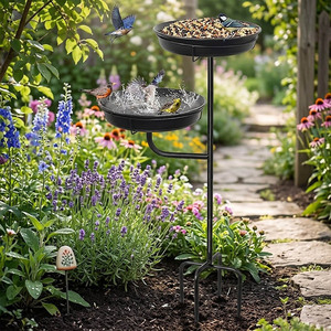 Bain d'oiseaux décoratif pour jardin - Product Image 1
