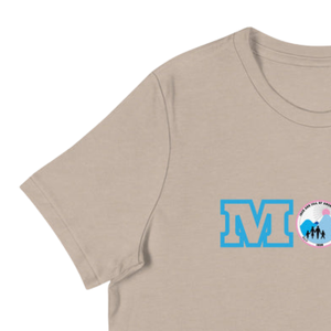 T-shirt décontracté bleu pour femme, coupe ample, col rond, en coton doux, manches courtes, imprimé graphique, vêtement de mode décontracté pour tous les jours - Product Image 6