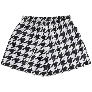 กางเกงขาสั้นลายพรางโลโก้แบบกำหนดเองสำหรับผู้ชาย ผ้าฝ้ายหนานุ่ม กางเกงออกกำลังกาย พิมพ์ลายแบบซับลิเมชั่น กางเกงวิ่งฟิตเนส มีเชือกผูก - Product Image 1