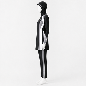 Conjunto Burkini para Mujer, Confeccionado con Material Elástico Suave, Cobertura Total y Movimiento Cómodo para Piscina, Natación y Viajes a la Playa - Product Image 2