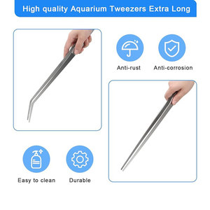 Pinzas de Alimentación para Lagartos de Acero Inoxidable Alemán de 12 y 15 Pulgadas, Reutilizables y Ecológicas, Pinzas Extra Largas para Alimentación de Insectos, Venta al Por Mayor OEM para Serpientes - Product Image 2