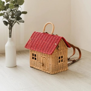 Panier de rangement géométrique moderne en rotin naturel Lydia House, respectueux de l'environnement - Product Image 4