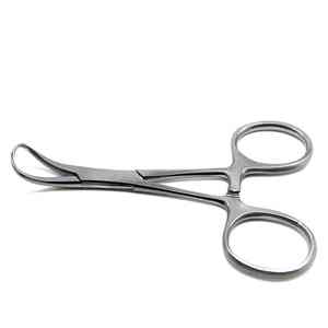 Instruments médicaux professionnels, forceps chirurgical incurvé certifié CE pour serviettes chirurgicales, à vendre - Product Image 1