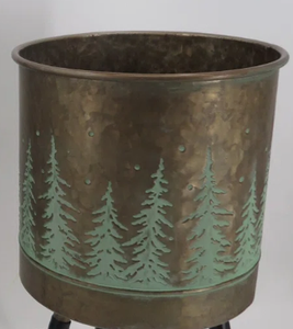 Jardinières en métal de fer de haute qualité en vrac, pots à fleurs, décoration de sol de style fermier traditionnel, revêtement en poudre, carré, extérieur - Product Image 5