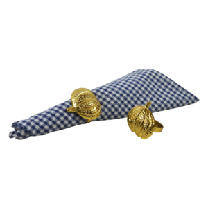 Gold Leaf Napkin Rings Round Beautiful Designs <b>Tissue</b> Holders Best Quality for <b>Wedding</b> Party Restaurants Table Decoration - Product Image 1