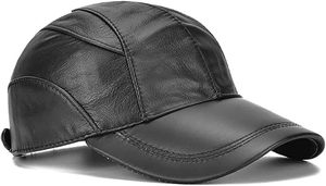 Gorra de Béisbol Unisex de Cuero PU, Transpirable, Impermeable, Ajustable, con Malla en la Parte Trasera, Hebilla de Metal, Estilo Casual, para las Cuatro Estaciones, Premium - Product Image 2
