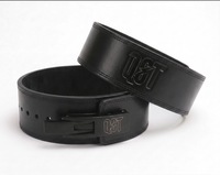 Ceinture de soutien lombaire respirante en cuir de vachette pour la musculation, ceinture de gym unisexe pour soulever des poids lourds