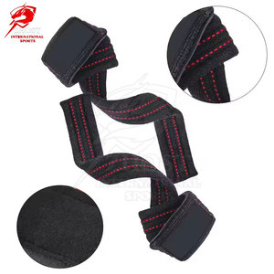 Sangles de levage robustes avec sangle renforcée, boucles de poignet sécurisées, coutures solides et durables pour l'entraînement musculaire - Product Image 2
