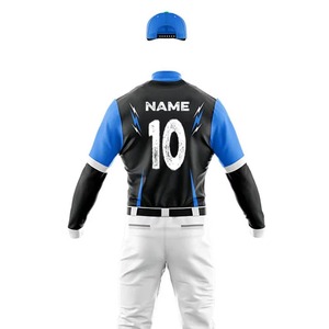 Uniformes de Béisbol Personalizados de Manga Corta, de Poliéster, Secado Rápido, Antibacterianos, Transpirables, Conjuntos Deportivos - Product Image 5