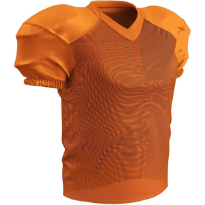 Maillot de football rouge à col en V en maille, manches courtes, respirant, séchage rapide, 100% polyester, uniforme d'équipe pour garçons, chemise d'entraînement - Product Image 6