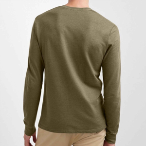 Camiseta de Punto de Secado Rápido, 100% Algodón, Personalizada, para Verano, Color Sólido, Transpirable, Talla Grande para Hombre - Product Image 2