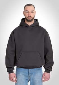 Sudadera con capucha unisex al por mayor, mezcla especial, forro polar suave, con cremallera completa y bolsillo frontal para impresión personalizada - Product Image 5