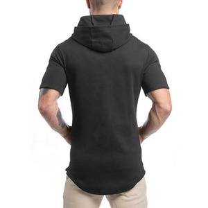 เสื้อฮู้ดดี้บุซับในปักลาย แขนสั้น ผู้ชาย ผ้าฝ้าย 100% คุณภาพสูง พิมพ์ลายตามสั่ง ราคาขายส่ง เหมาะสำหรับฤดูหนาว ใส่ลำลอง ออกกำลังกาย ฟิตเนส - Product Image 4