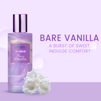 Brume parfumée pour le corps très vendue, parfum doux et envoûtant Bare Vanilla, 8,4 fl oz, prix de gros avec étiquette privée