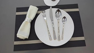 ชุดช้อนส้อมคุณภาพเยี่ยม สวยงาม เหมาะสำหรับทั้งมื้ออาหารทั่วไปและงานเลี้ยงอย่างเป็นทางการ - Product Image 3