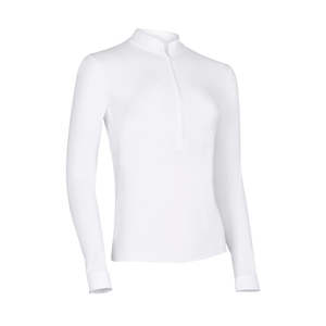 Couche de base pour l'équitation pour femmes, couleur blanche, haute qualité, manches longues, respirante, matière douce, en vente - Product Image 2