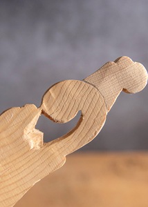 Cuillère à thé en bois artisanale, écologique, cuillère à café, à thé, à sucre, outil de cuisine naturel - Product Image 2