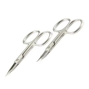 Ciseaux à cuticules professionnels en acier inoxydable de haute qualité, durables, pour manucure, lame droite et pointue - Product Image 3