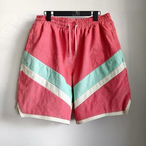 Conjunto de Chándal Cortavientos de Secado Rápido con Estampado Acid Wash, Estilo Retro, de Tejido Corduroy, Ropa Urbana de Dos Piezas: Chaqueta y Pantalones Cortos - Product Image 2