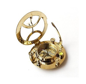 Artisan Crafted Sailing Direction Instrument in Solid Brass with Protective Case for Outdoor Discovery Enthusiasts - Product Image 2