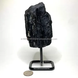 คริสตัลหยาบออบซิเดียนสีดำธรรมชาติใช้สำหรับรักษาสมาธิรักพลังงานแกะสลักด้วยมือ - Product Image 2