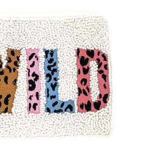 กระเป๋าคลัทช์ลูกปัดลายเสือดาวธรรมชาติ งานปักลูกปัดทำมือ ซิปปิด กระเป๋าสำหรับงานปาร์ตี้ ของขวัญสุดฮิต แฟชั่นทันสมัย สำหรับทุกเพศ  รับสั่งทำ - Product Image 3