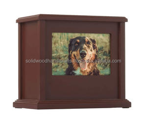 Urne en bois pour cendres d'animaux domestiques Urnes de crémation en bois pour cendres de chat et de chien Urnes en palissandre à bas prix - Product Image 2