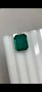 Émeraude naturelle zambienne de forme coussin, couleur supérieure, qualité de verre élevée, pierre précieuse en vrac pour la création de bijoux pour elle - Product Image 4