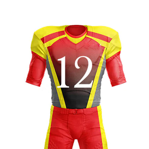 New Style American Football Uniform Sets for Adults Short Sleeve Customizable Player <b>Name</b> & Team <b>Name</b> Wholesale Price - Product Image 5