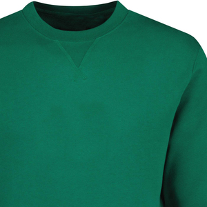 Sweat-shirts à col rond pour hommes, manches longues, logo personnalisé, vente en gros, 100% coton biologique, pull-over grande taille - Product Image 4