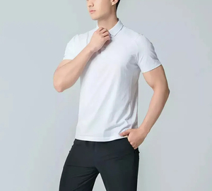 Camiseta de Algodón Grueso Personalizada, Camiseta Polo Estampada para Hombre - Product Image 4