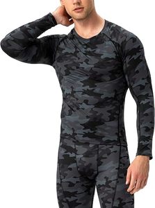 Men's Compression Long Sleeve Performance Shirt Premium Quick Dry Compression Base <b>Layer</b> <b>Top</b> Men's Athletic Compression Training - Product Image 3
