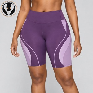 Shorts de compression pour femmes, matériau léger, ajustement flexible, design anti-humidité, pour la salle de sport, la course à pied, le cyclisme et les sports - Product Image 5