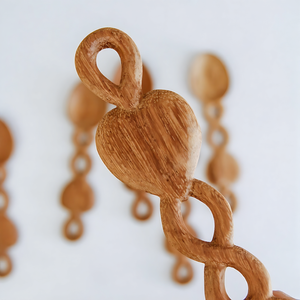 Cuillère en bois sculptée de style vietnamien, fabriquée à la main par des artisans qualifiés, durable, écologique, vaisselle naturelle, meilleur choix pour - Product Image 3