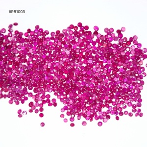 ทับทิมโมซัมบิกทรงกลม เกรด 3 คุณภาพพรีเมียม ขนาด 2 มม. น้ำหนัก 51.7 กะรัต (ล็อต) พลอยหลวม สีสดใส สำหรับทำเครื่องประดับ - Product Image 2