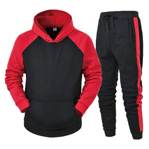 Ensemble de sport pour homme personnalisé, 100% coton, séchage rapide, écologique, pour la course à pied, le jogging, la salle de sport, l'entraînement, haut à capuche - Product Image 1