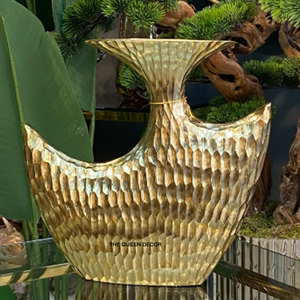 Handcrafted Design Aluminum Metal <b>Vases</b> Decor Home and Wedding Decoration Available at Customized Size - Product Image 4