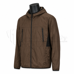 Chaqueta Cortavientos Unisex Personalizada, Impermeable, Ecológica, Ligera, con Cierre, para Invierno, Fabricante y Proveedor OEM ODM - Product Image 3