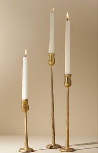 High Quality Table <b>Top</b> Wedding Christmas Birthday <b>Easter</b> Parties Decorative Gold Metal Calla Lily Candle Holder - Product Image 2