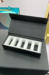 Hot bán kem đến mặt mỹ phẩm nước hoa Bao bì hộp cứng nhắc Matt Cán dập nổi miếng bọt biển lót Bìa - Product Image 3