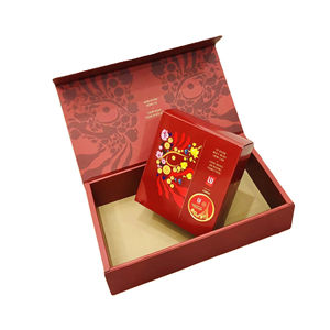 Custom Self-Erecting Recycled Material 30*25*8 Size Paperboard Boxes Matte Finish Glossy Lamination UV Coating Magnetic Closure - Product Image 1