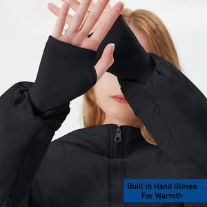 Custom Unisex Hooded <b>Waterproof</b> <b>Padded</b> Quilted Winter Outerwear <b>Jackets</b> Private Label OEM Pakistan Export Manufacturer Bulk - Product Image 5