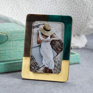 Cadre photo de haute qualité avec incrustation en résine et finition brillante en MDF, prix de gros usine. - Product Image 6