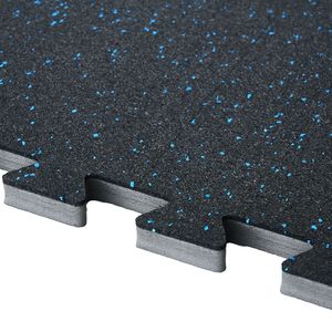 25 Piastrelle per Pavimento da Palestra, Spessore 0,56 Pollici, Tappetini per Allenamento 63,5 x 63,5 cm, Copertura 9,5 m², Superficie in Gomma EVA con Materiale EPDM da 15 mm - Product Image 2